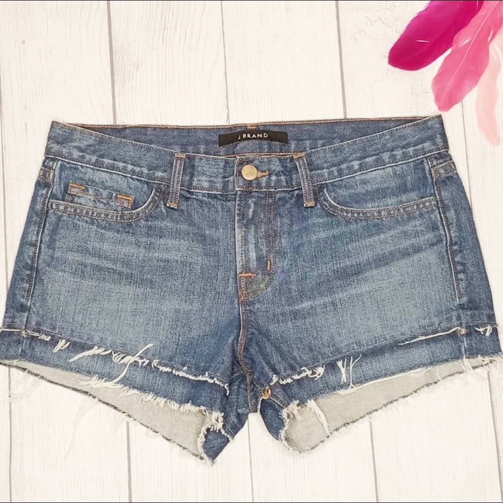 J Brand Granda Double Row Hem Shorts- Size 25